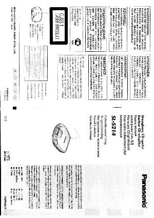 Инструкция Panasonic SL-S214  ― Manual-Shop.ru