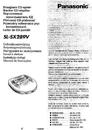 Инструкция Panasonic SL-SX289V  ― Manual-Shop.ru
