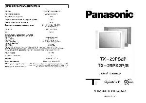 User manual Panasonic TX-29PS2P  ― Manual-Shop.ru