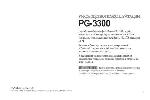 User manual Pantech PG-3300 
