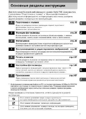 Инструкция Pentax Optio T30  ― Manual-Shop.ru