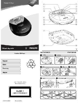 Инструкция Philips AZT-9500  ― Manual-Shop.ru