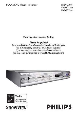 Инструкция Philips DVDR-3330H  ― Manual-Shop.ru