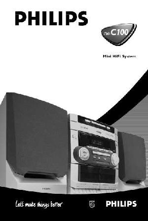 Инструкция Philips FW-C100  ― Manual-Shop.ru