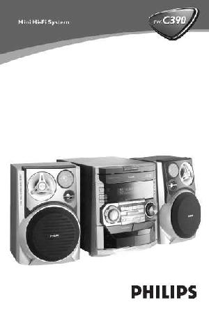 Инструкция Philips FW-C390  ― Manual-Shop.ru
