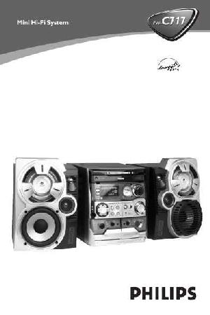 Инструкция Philips FW-C717  ― Manual-Shop.ru