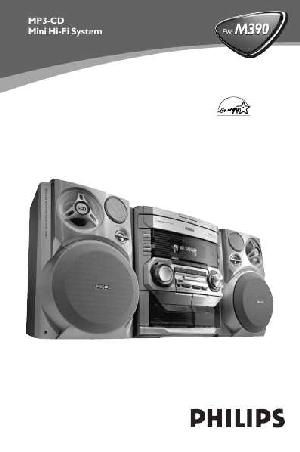 Инструкция Philips FW-M390  ― Manual-Shop.ru