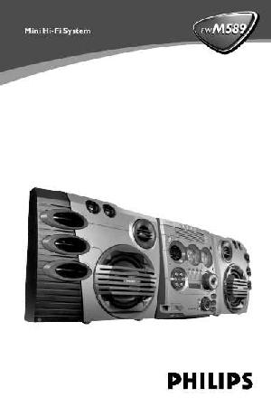 Инструкция Philips FW-M589  ― Manual-Shop.ru