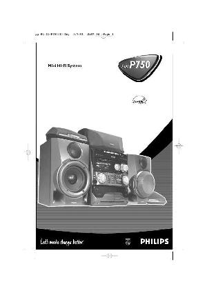 Инструкция Philips FW-P750  ― Manual-Shop.ru