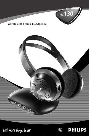 Инструкция Philips HC-130  ― Manual-Shop.ru