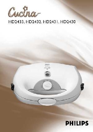 Инструкция Philips HD-2432  ― Manual-Shop.ru