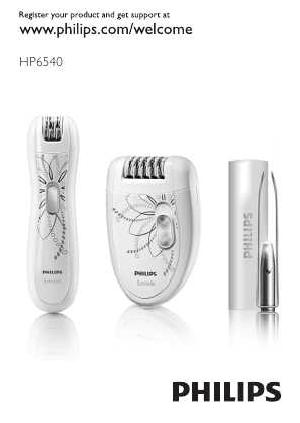 Инструкция Philips HP-6540  ― Manual-Shop.ru