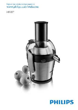 Инструкция Philips HR-1871  ― Manual-Shop.ru