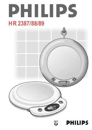 Инструкция Philips HR-2387  ― Manual-Shop.ru