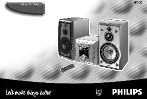 Инструкция Philips MZ-33  ― Manual-Shop.ru