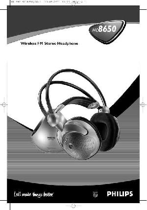 User manual Philips SBC-HC8650  ― Manual-Shop.ru