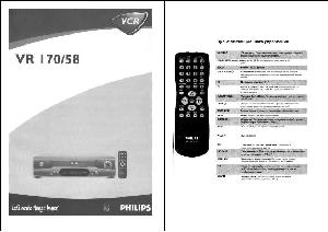 User manual Philips VR-170/58  ― Manual-Shop.ru