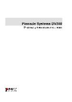 User manual Pinnacle DV-500 