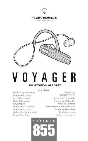 User manual Plantronics Voyager 855  ― Manual-Shop.ru