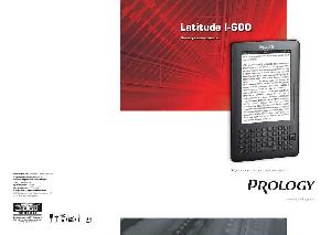User manual Prology i-600 Latitude  ― Manual-Shop.ru