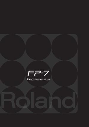 Инструкция Roland FP-7  ― Manual-Shop.ru