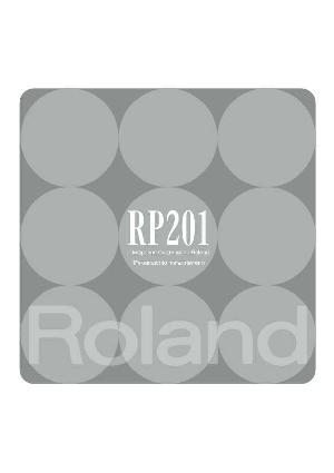 User manual Roland RP-201  ― Manual-Shop.ru