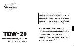 User manual Roland TDW-20 