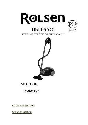 Инструкция Rolsen C-2025TSF  ― Manual-Shop.ru