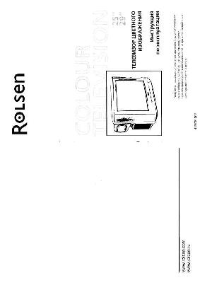 Инструкция Rolsen C-2519  ― Manual-Shop.ru