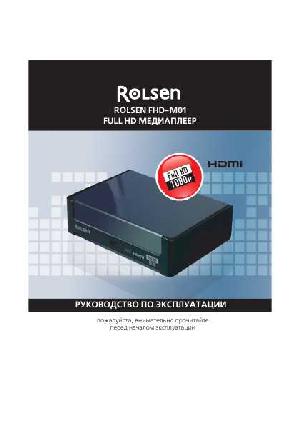 Инструкция Rolsen FHD-M01  ― Manual-Shop.ru