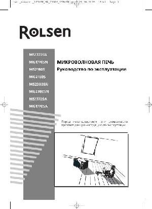 Инструкция Rolsen MS-2180S  ― Manual-Shop.ru