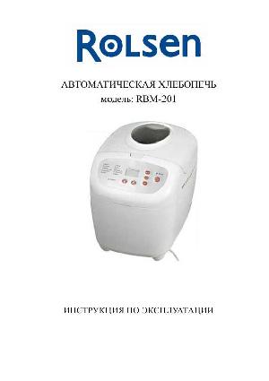 User manual Rolsen RBM-201  ― Manual-Shop.ru