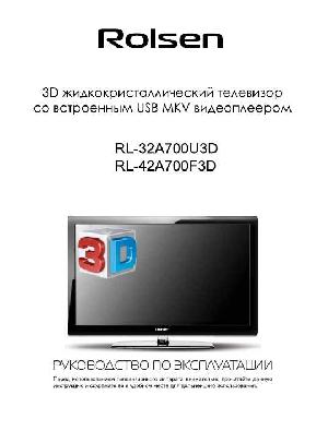 User manual Rolsen RL-32A700U3D  ― Manual-Shop.ru
