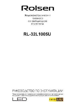 User manual Rolsen RL-32L1005U  ― Manual-Shop.ru