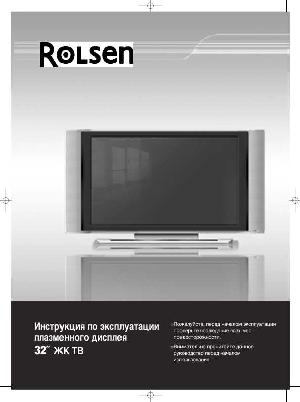 Инструкция Rolsen RL-32X10  ― Manual-Shop.ru