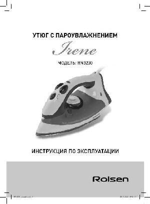 Инструкция Rolsen RN-3230 Irene  ― Manual-Shop.ru