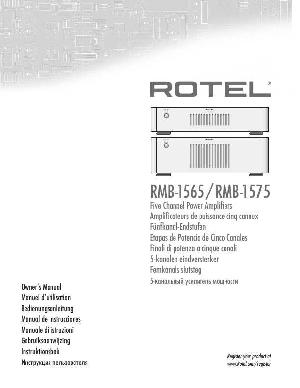 User manual ROTEL RMB-1575  ― Manual-Shop.ru