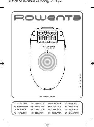 User manual ROWENTA EP-5244  ― Manual-Shop.ru