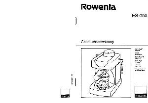 User manual ROWENTA ES-050  ― Manual-Shop.ru