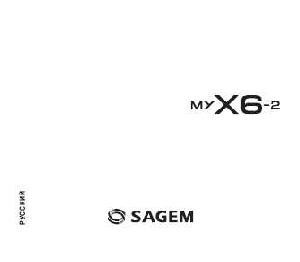 User manual SAGEM myX6-2  ― Manual-Shop.ru