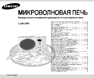 Инструкция Samsung CE-287GNR  ― Manual-Shop.ru