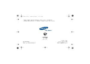 Инструкция Samsung SGH-X140  ― Manual-Shop.ru