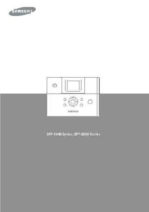 Инструкция Samsung SPP-2020  ― Manual-Shop.ru