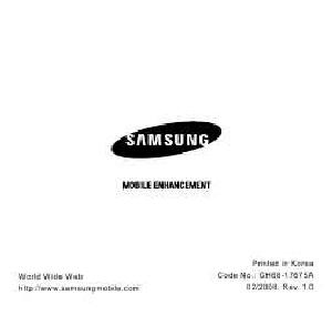 User manual Samsung WEP-700  ― Manual-Shop.ru