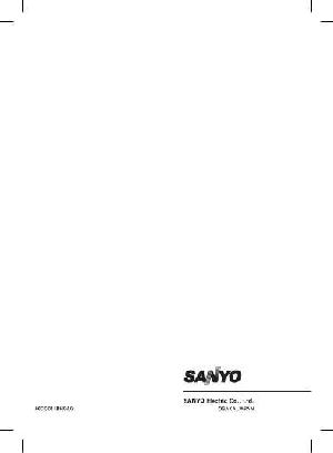 User manual Sanyo CLT-D130  ― Manual-Shop.ru