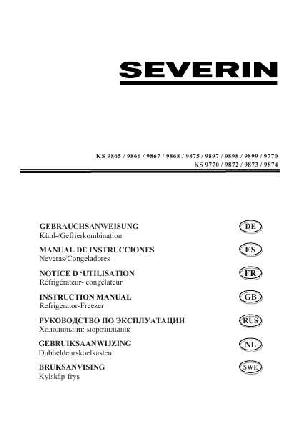 Инструкция SEVERIN KS-9776  ― Manual-Shop.ru
