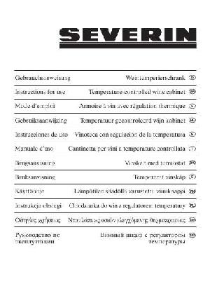 Инструкция SEVERIN KS-9886  ― Manual-Shop.ru