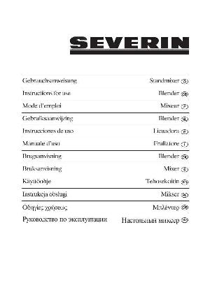 User manual SEVERIN SM-3717  ― Manual-Shop.ru