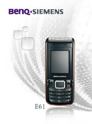 User manual Siemens E61  ― Manual-Shop.ru