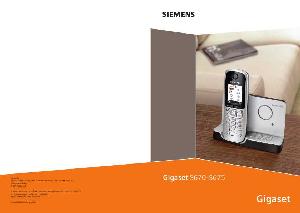 Инструкция Siemens Gigaset S670  ― Manual-Shop.ru